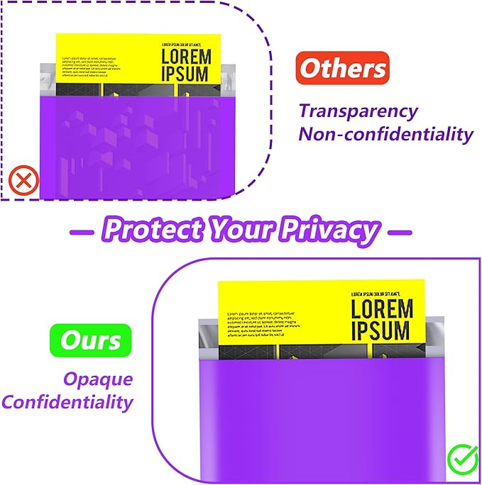 JinRuiKJ Thank You Poly Mailer 10x13 Inch 100 PCS, Shipping Bags for Clothing, Packaging Bags for Small Business, Strong Adhensive, Waterproof and Tear-Resistant Mailing Envelopes, Purple