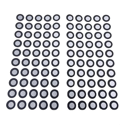 6.0mm Optical Tracking 3D Scanner Marker for Industrial Consumer 3D Scanner,3D Scanning Markers Dots Stickers Reference Point Markers for 3D Scanning,Diffuse Reflection Markers for 3D Scanner (100pcs)