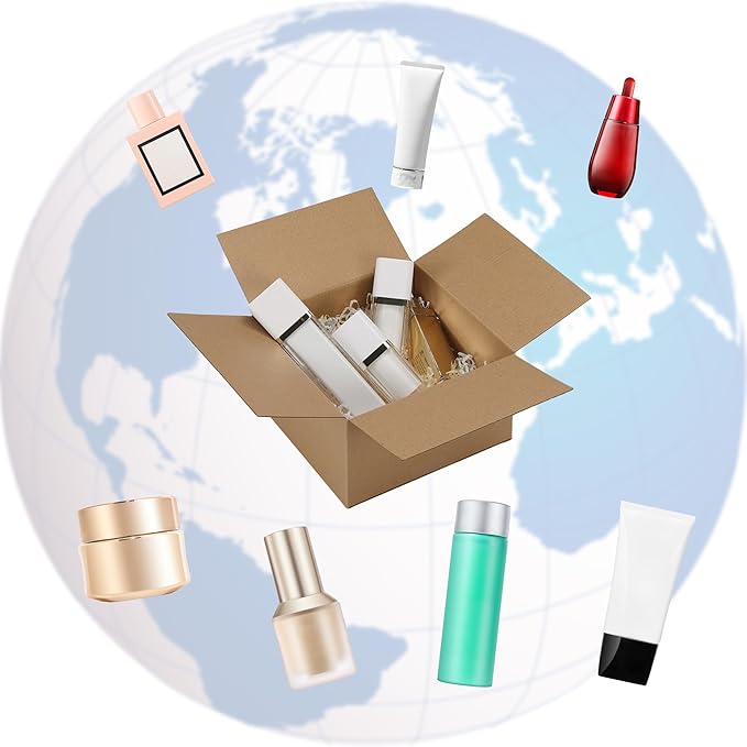 CRUGLA 40 Packs 7x7x4 Shipping Boxes for Small Business, Corrugated Cardboard Boxes Bulk for Shipping Packing Mailing