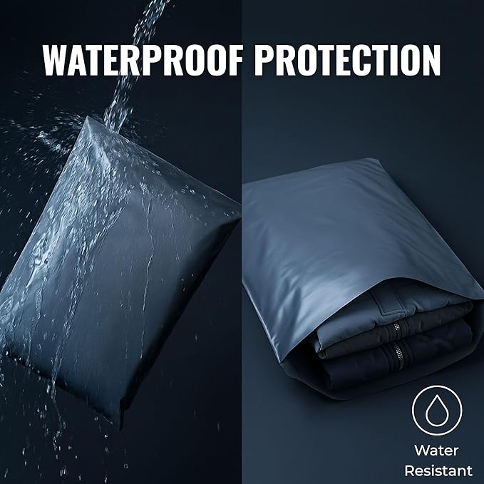 5 Large Shipping Bags 17x24 | Jumbo Poly Mailers for clothes | Strong Thick Mailing Bags with Self Adhesive | Self Sealing Shipping Envelopes