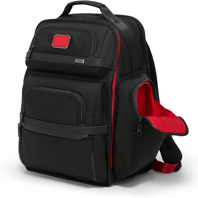 Tumi Men's Brief Pack, Black/Red, One Size