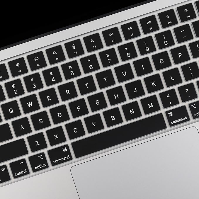 2 Pack Keyboard Cover for 2025-2023 MacBook Air 13" 15" M4 M3 M2, 2025-2021 MacBook Pro 14" 16" M4 M3 M2 M1 Pro/Max, Ultra Thin Keyboard Skin for 14.2" 16.2" MacBook Pro /13.6" 15.3" MacBook Air, US