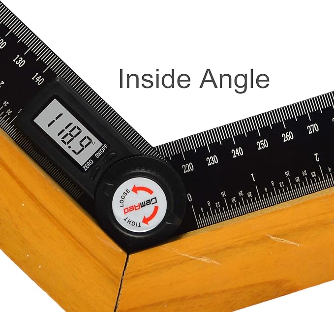 GemRed 82305 Aluminum Digital Angle Finder Protractor