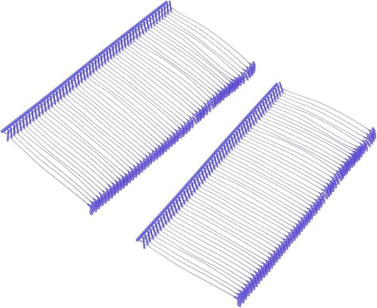 MECCANIXITY Standard Tagging Fasteners,Plastic Regular,Standard Label Gun Price Tagging Barbs for Garment Price Tag Label Tagging Barbs 50mm/2 Inch,Pack of 1000 Purple