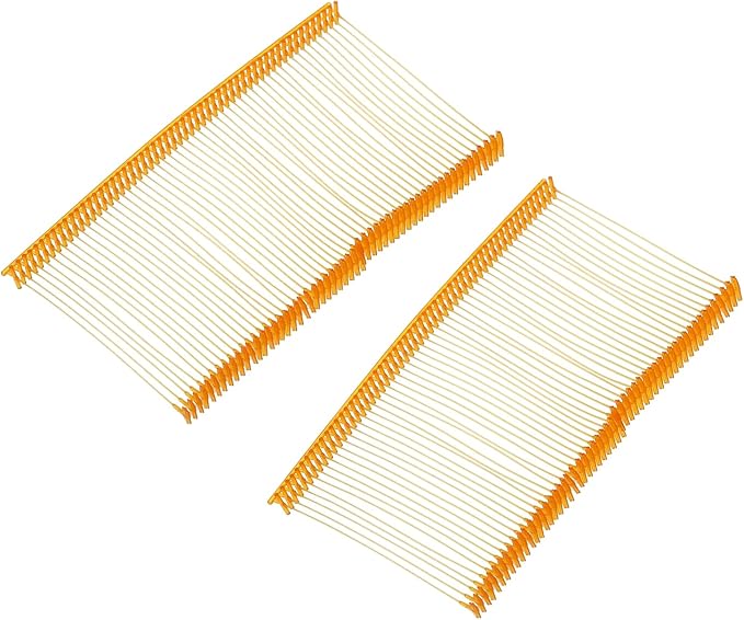 MECCANIXITY Standard Tagging Fasteners,Plastic Regular,Standard Label Gun Price Tagging Barbs for Garment Price Tag Label Tagging Barbs 50mm/2 Inch,Pack of 1000 Orange