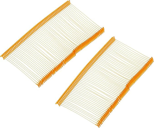 MECCANIXITY Standard Tagging Fasteners,Plastic Regular,Standard Label Gun Price Tagging Barbs for Garment Price Tag Label Tagging Barbs 50mm/2 Inch,Pack of 1000 Orange