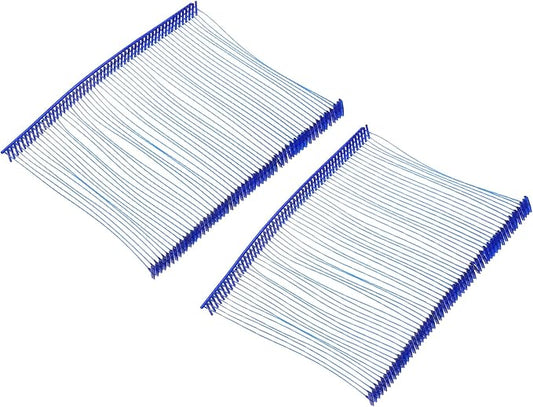 MECCANIXITY Standard Tagging Fasteners,Plastic Regular,Standard Label Gun Price Tagging Barbs for Garment Price Tag Label Tagging Barbs 75mm/3 Inch,Pack of 1000 Blue