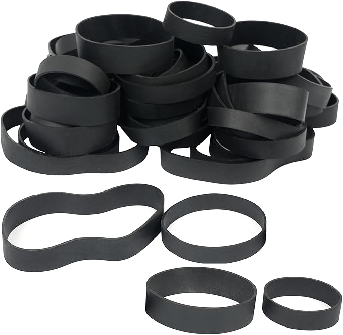 HAIDIBAO-Rubber Bands Assorted Sizes Black Mixed wide Elastic Bands for for Survival Office Supply size82,size#94,size#84,size#105 Tactical Rubber Bands