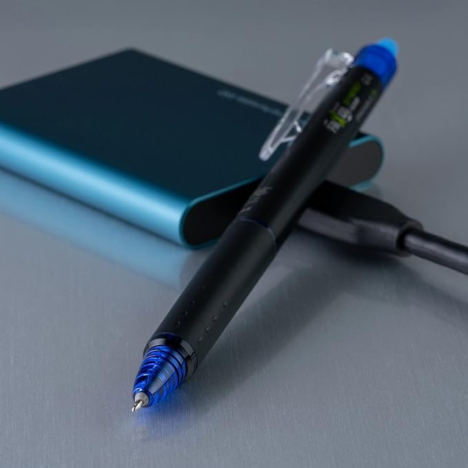 PILOT FriXion Synergy Clicker Erasable Gel Ink Pens, Extra Fine Point, Blue Ink, 8-pack (17849)