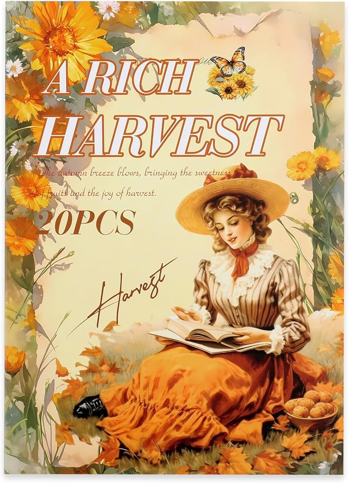 Scrapbook Stickers 20 Sheets 240 Pre-Cut Washi Stickers for Journaling PET Transparent Book Sticker Sunflower Sticker Decorative or DIY Paper Crafts, Arts and Crafting Projects