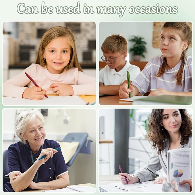 Gel Pen-5 Pieces/Carton, Pen 0.5 Mm Black Ink, Comes With 4 Interchangeable Original Black Refills, This Cute Pens Or Daily Use In School, Office Or Home (Retro Gel Pens)