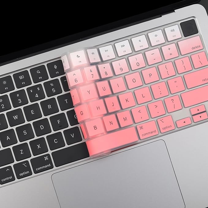 2 Pack Keyboard Cover for MacBook Pro 14" 16" M4 M3 M2 M1 Pro/Max 2023-2021 A2442 A2779 A2918 A2992 A2485 A2780 A2991, 2024-2023 MacBook Air M3 M2 13.6" 15.3" A2941 A3114 A2681 A3113, US Layout-OP