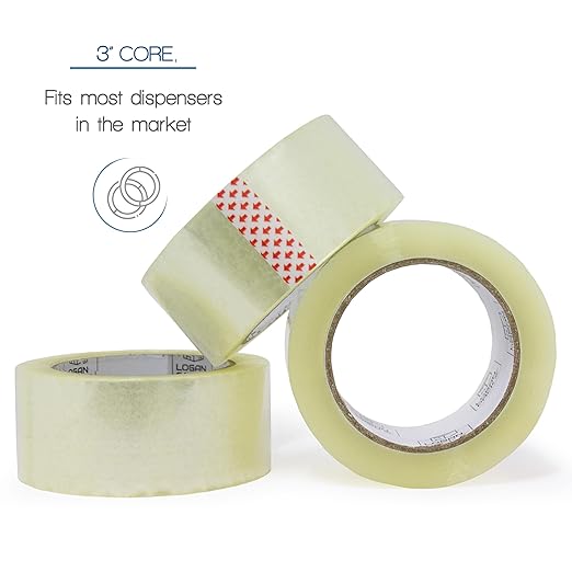 Clear Packing Tape, 36 Rolls Heavy Duty Packaging Tape for Shipping Packaging Moving Sealing, Thicker Clear Packing Tape, 1.88 inches Wide, 110 Yards Per Roll, 3960 Total Yards