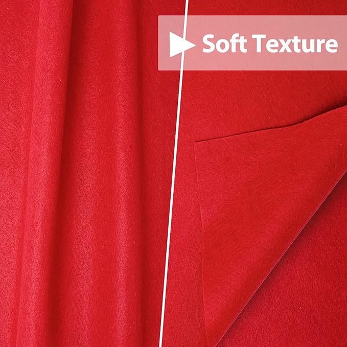 120 PCS Soft Felt Sheets for Crafts 1.4 mm Thickness, 40 Color 11.8 x 11.8 Inch Assorted Felt Squares Bulk for Sewing Patchwork School DIY Projects Decoration