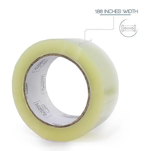 Clear Packing Tape, 36 Rolls Heavy Duty Packaging Tape for Shipping Packaging Moving Sealing, Thicker Clear Packing Tape, 1.88 inches Wide, 110 Yards Per Roll, 3960 Total Yards