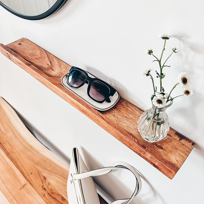 Mora Mini Ceramic Decorative Tray, 6.4 x 3.2 Inch Palm Sized Rectangle Dish for Jewelry, Perfume, Makeup, Accessories, Candle, Cute Organizer for Bathroom Vanity, Bedside, or Kitchen Counter, White