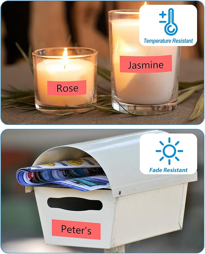 Weemay Compatible 3 Pack TZe-441 Replacement for Brother P-Touch Label Tape 18mm 0.7 Black on Red 3/4 TZe TZ Tape TZ-441 TZ441 TZe441 for PT-D400AD PT-D610BT PT-D600 PT-D410 Printer, 0.7" x 26.2'