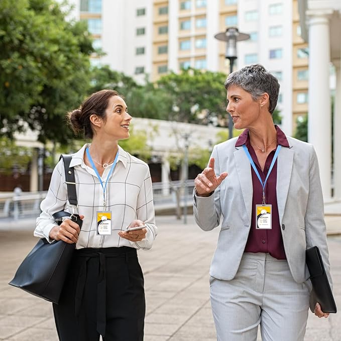 Light Blue Lanyards Bulk 50 packs Lanyards for ID Badges,Lanyards with Swivel Hook Clips for Name Tag Lanyard ID Holder