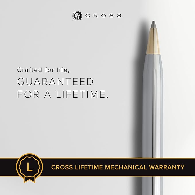 Cross Century II Refillable Ballpoint Pen Presented in a Luxury Gift Box - Medium Point, Black Ink, Medalist