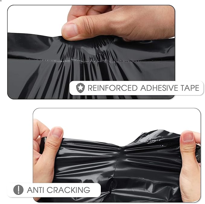 Metronic Poly Mailers 24x24 30000 Pack, Large Shipping Bags for Clothing Packaging Bags, Self Seal Shipping Envelopes for Business, Tear-resistant Mailing Bag Mailing Envelopes, Black