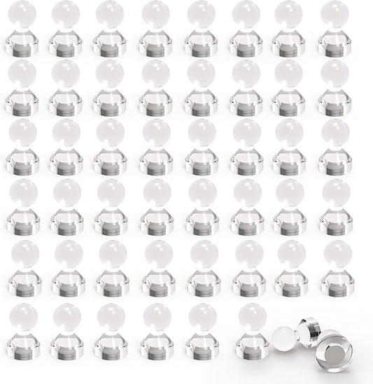 Ant Mag Magnetic Push Pins 48pcs Strong Whtieboard Pins Magnets Perfect Use for Map Fridge Kitchen Home Office Classroom