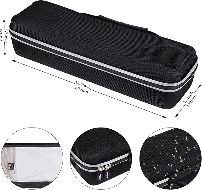 Mchoi Hard Travel Case for Brother ADS-1250W / ADS-1700W / ADS-1800W / ADS-1200 / ADS-1300 /ADS-1350w Wireless Compact Desktop Scanner Protective Storage Bag, Case Only