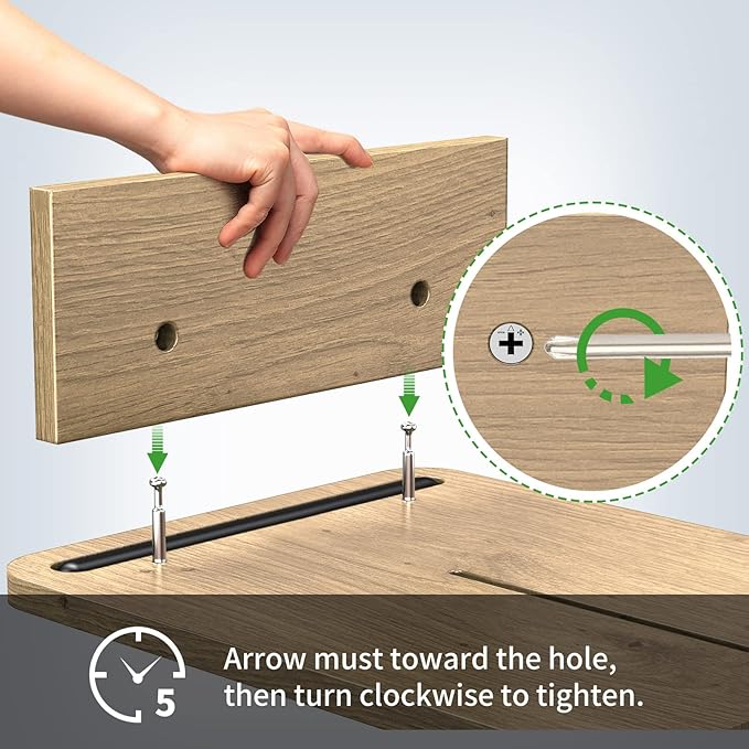 Zimilar Dual Monitor Stand Riser, Monitor Stand with Adjustable Length and Angle, Wood Monitor Stand for Desk, Monitor Riser for 2 Monitors with Storage Space