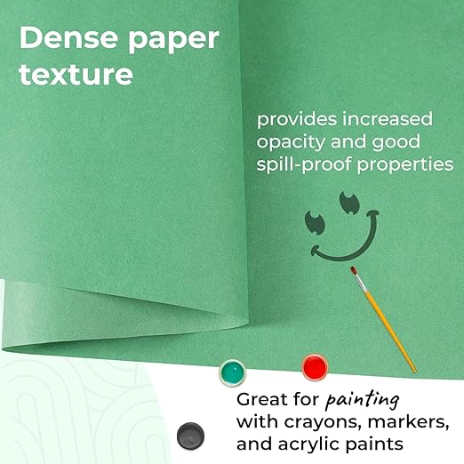 Christmas Green Kraft Paper Roll 36" x 8400" (700 ft) - Quality USA-Made Large Paper Roll 45lb Thickness for Packing, Moving, Shipping & Crafts/Art - Natural Wrapping Material by IDL Packaging