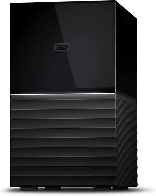 Western Digital 24TB My Book Duo Desktop RAID External Hard Drive HDD, USB 3.1, With Password Protection and Auto Backup Software - WDBFBE0240JBK-NESN