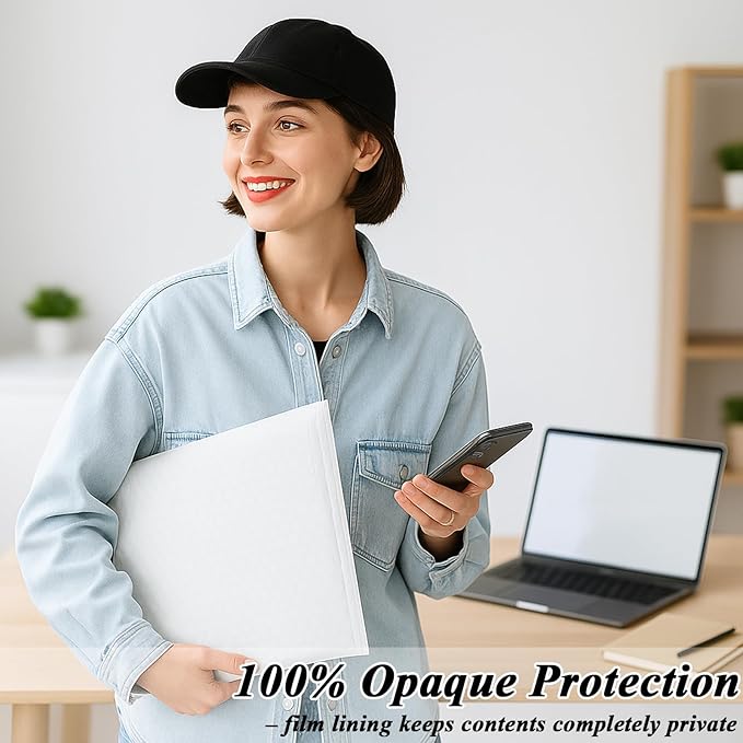 30 Pack 10x13 Inch Poly Bubble Mailers, Padded Envelopes with Self Seal Adhesive Strip, Waterproof Lightweight Mailing Shipping Bags for Thick Books Clothes Holiday Gifts Business Packaging