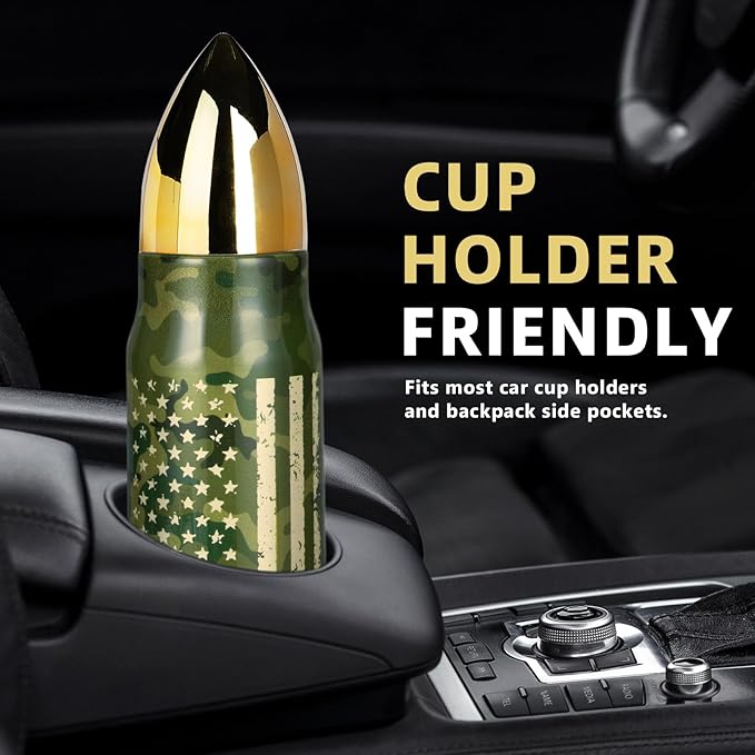 Birthday Gifts for Men Dad Him Adults Funny, 17 oz Camo Tumbler, Gifts for Dad Who Have Everything - Unique Anniversary Mens Presents for Boyfriend Husband, Camo Cup - Green