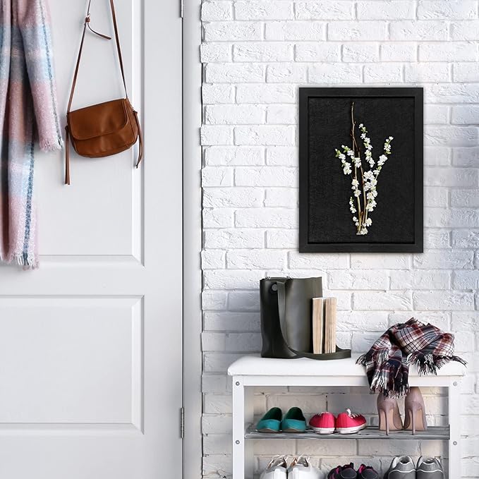 TORASO Cork Board Bulletin Board, 13" X 17" Cork Boards for Walls with Pins, Eye Bolts, gaskets, Screws, Pin Board for Office, School and Home (BK,33x43cm,1p)