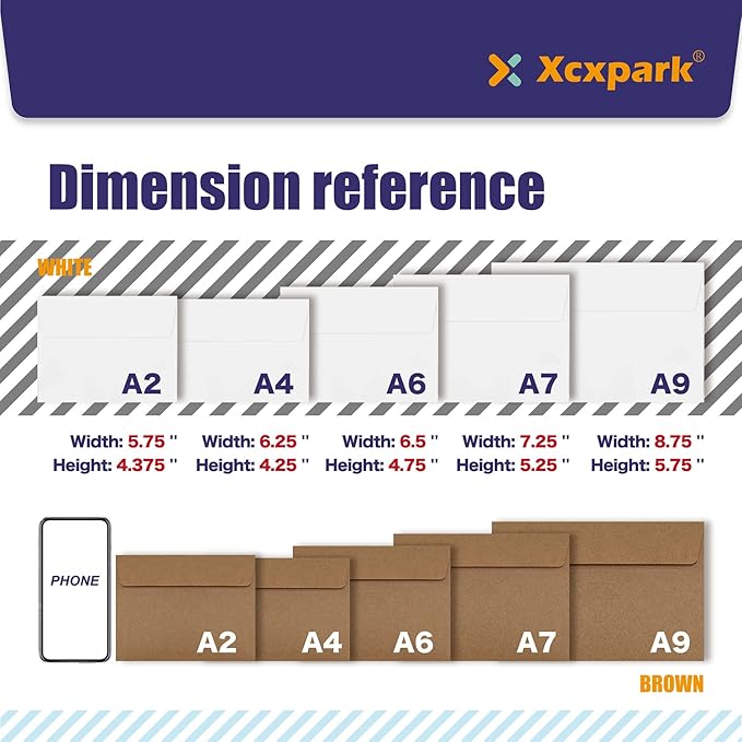 100 Qty Printable A6 Invitation Envelopes 4.75x6.5 inches Cards, Self Seal 120GSM Brown Kraft Paper Envelopes for Invitations, Photos, Documents, Wedding, Baby Shower, Easy to Seal and Peel