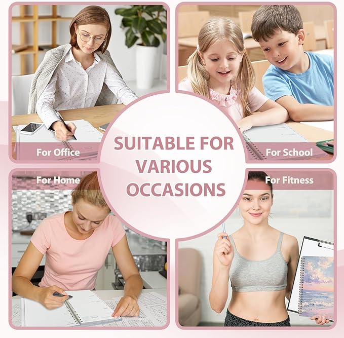 2026 Planner, Weekly and Monthly Calendar Agenda Book, Jan 2026 - Dec 2026, Hardcover Planning Academic Planner for Office School Supplies and Desk Accessories - Letter Size (8.5'' x 11'')