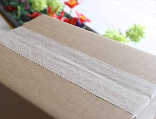 BOMEI PACK Water Activated Kraft Paper Reinforced Gummed Tape, 2 Pack 3 inch x 380 ft, for Heavy Duty Secure Packing Shipping