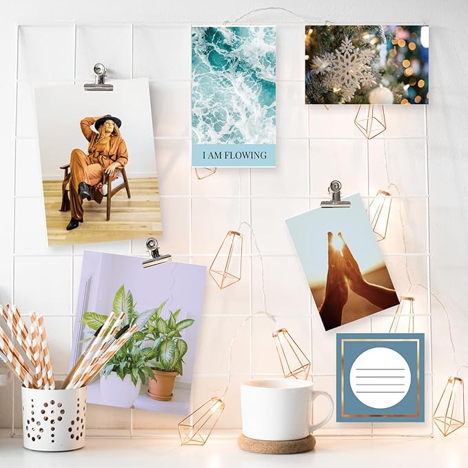 EggSun Vision Board Supplies with 1200+ Images & Quotes Collage Magazine Book, Wall Clip Art Scrapbook Journal Kit for Vision Board Making Beginners Women Men Teen Girls Coquette Room Decors(No Tear)