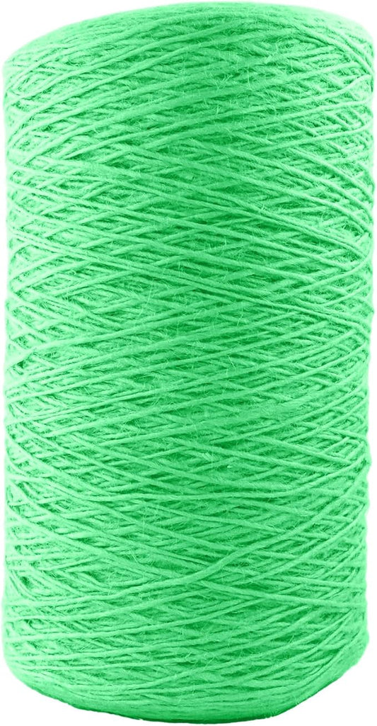 1mm x 1500 Feet Light Green Jute Rope, Twine for Gardening Tomato Climbing Plant Tie Floristry Crafts Gift Wrapping Packing Decor