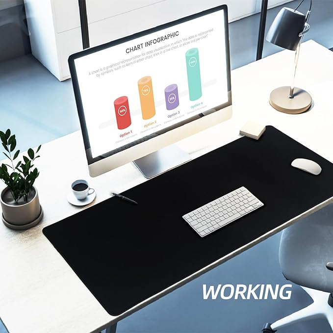 XXL Gaming Mouse Pad 31.5x15.7 Professional Large Mouse Pad & Computer Game Mouse Mat-80x40 blackus