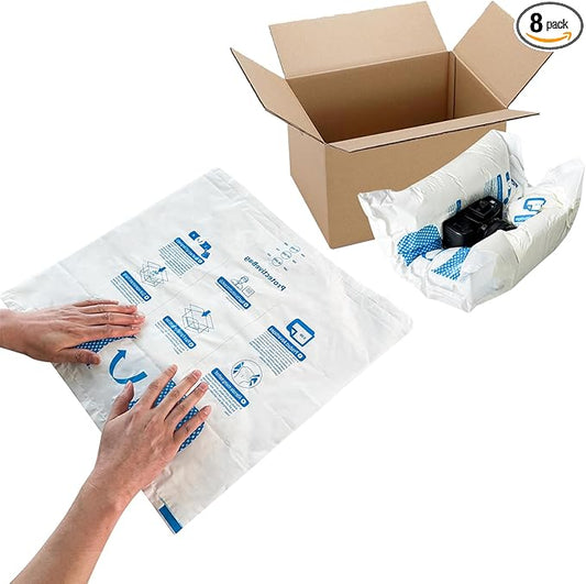 8 pcs 14''*16'' Expanding Foam Packing For Shipping PC & Valuables & Fragile Moving Supplies For Irregular-Shaped Items Shockproof Bubble wrap for moving Applied For Industrial Private Dual Use