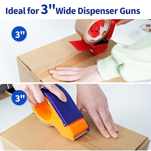 TAPEBEAR Brown Packing Tape 36Rolls, Heavy Duty Packaging Tape Refills 1.88 Inch x 55 Yard Moving Tape for Boxes, Secure Sticky Seal Brown Tape for Shipping, Mailing & Storage, Total 1980Yards