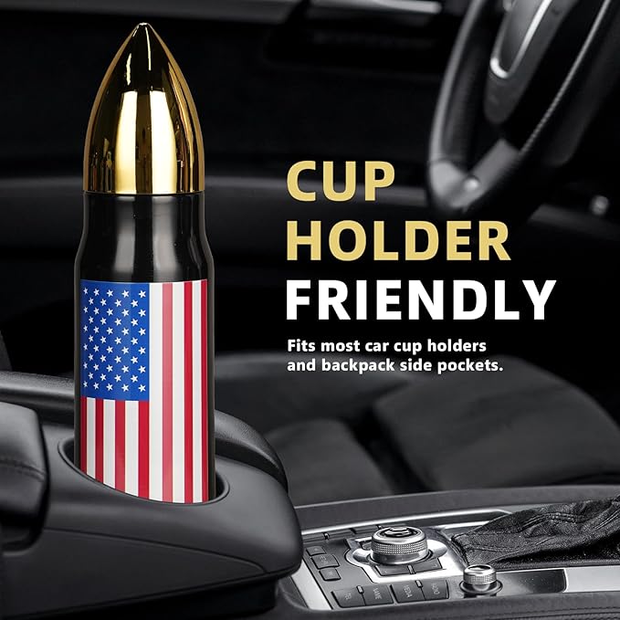 Men Gifts for Christmas from Daughter Son, 17 oz American Flag Bullet Tumbler, Best Dad Ever Gifts, Mens Stocking Stuffers Idea, Christma Presents for Dad Men