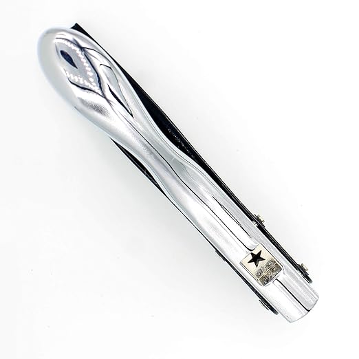 Hand-held 1/4 inch 6mm Star Shape Metal Silver Heavy Duty Single Hole Punch for ID Cards PVC Cards Badge Photos