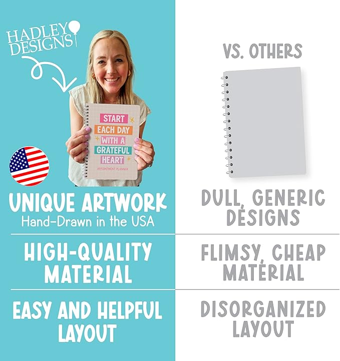 Weekly Appointment Book 2026-2027 - Hourly Appointment Book, Vertical Weekly Planner 2026-2027, Monthly Schedule Books, Doodle Daily Planner With Hourly Schedule