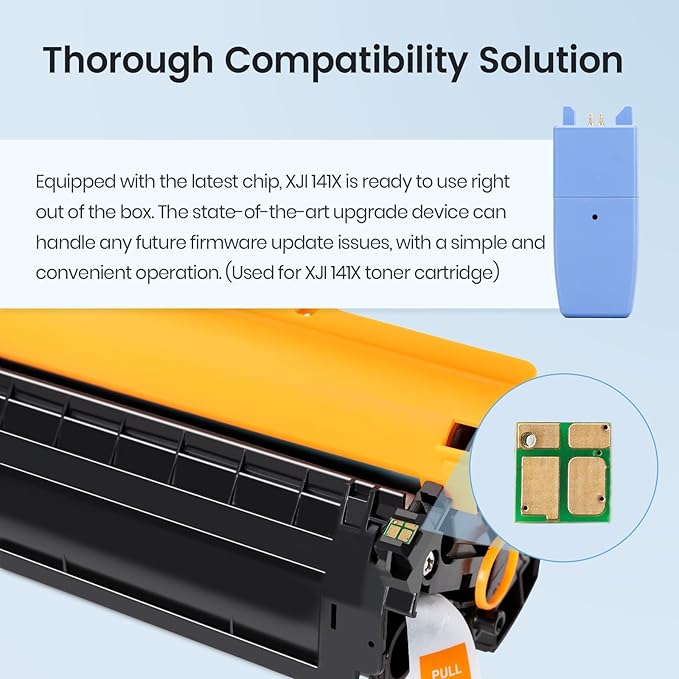 XJI 141X(with Chip) High Yield 2 Pack Compatible Toner Cartridges Replacement for HP 141 X A W1410X 141A W1410A Ink, for Laser Jet M110w MFP M139w M140w Printer Black