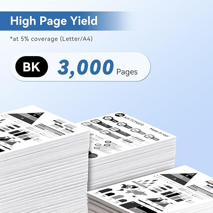 MYTONER Compatible Toner Cartridge Replacement for Brother TN760 TN-760 TN730/760 TN-730 High Yield MFC-L2690DW 2717DW MFC-L2750DW HL-L2350DW MFC-L2710DW HL-L2395DW Printer Black, 4Pack