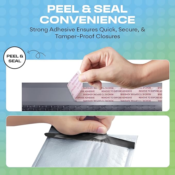 White Small Poly Bubble Mailers 6x10 inch #0 | Self Seal Padded Envelopes | Cushioned Bubble Mailer | Usable Size 6x9 | WaterProof | Lightweight mailing Shipping Bags | 500 Pack Bulk