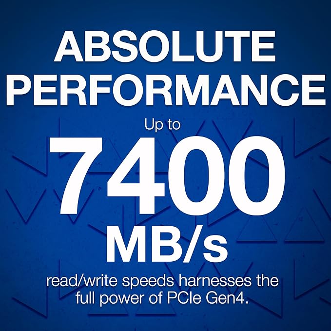 Seagate Game Drive PS5 NVMe SSD for PS5 1TB Internal Solid State Drive - PCIe Gen4 NVMe 1.4, Officially Licensed, Up to 7300MB/s with Heatsink (ZP1000GP3A1011)