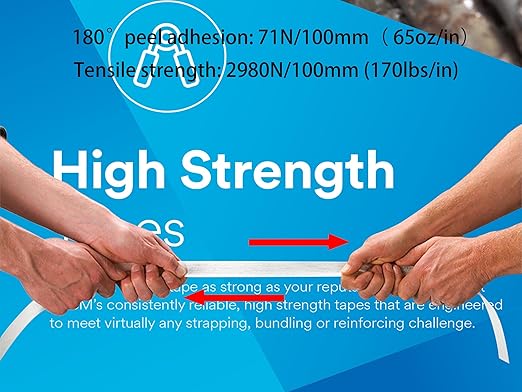 8915 Packing Tape Heavy Duty 1.18in x 60yd, Clear Filament Strapping Tape for Heavy Packing, Shipping & Moving, Reinforced Fiberglass Packing Tape for Boxes Packing