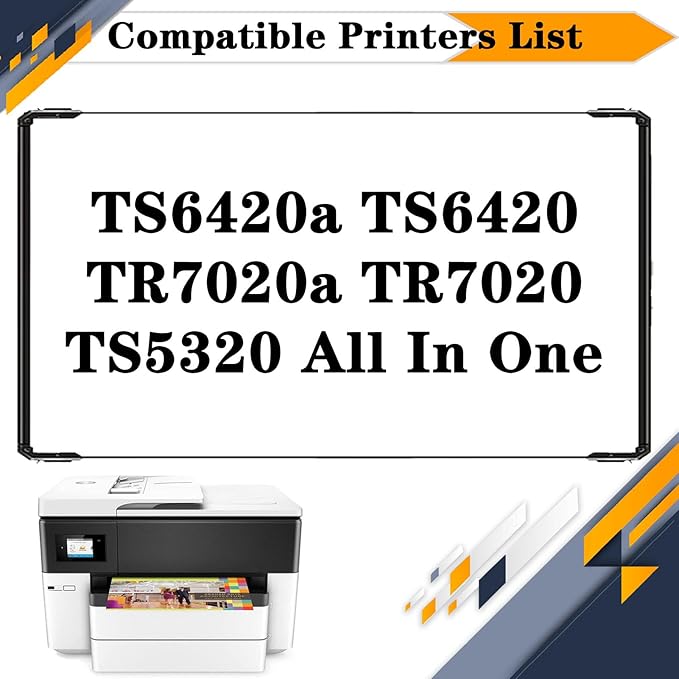 PG-260XL CL-261XL PG260 PG-260 CL261 CL-261 Ink Cartridges, Compatible for Canon TS6420a TS6420 TR7020a TR7020 TS5320 All in One Printers【High Print Volume with Chip Black*1