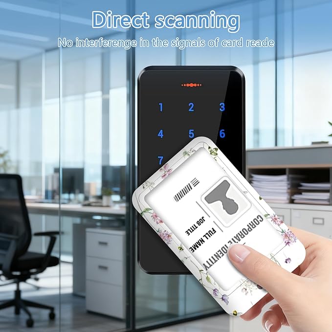 Flowers Badge Holder Reel Lanyard,ID Card Badge Holder Retractable Name Tag Clips for Doctor Nurse Teacher Office Student